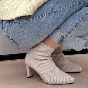 Nude Ankle Boots NEW